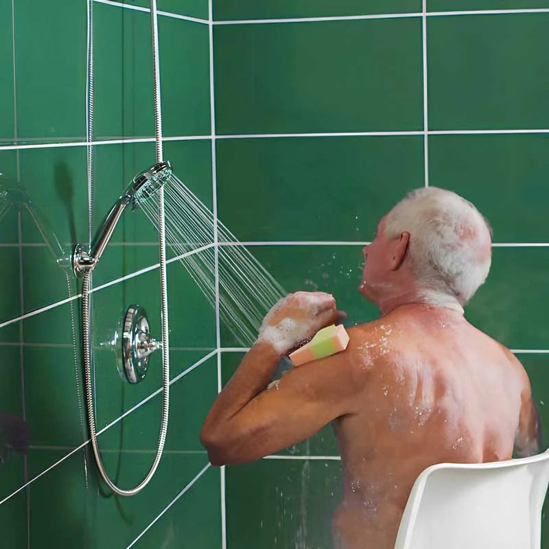 Shower Head with 2-Speed Spray Gun – Convenient & Hygienic Bathing Solution-Unique Casa-Unique Casa