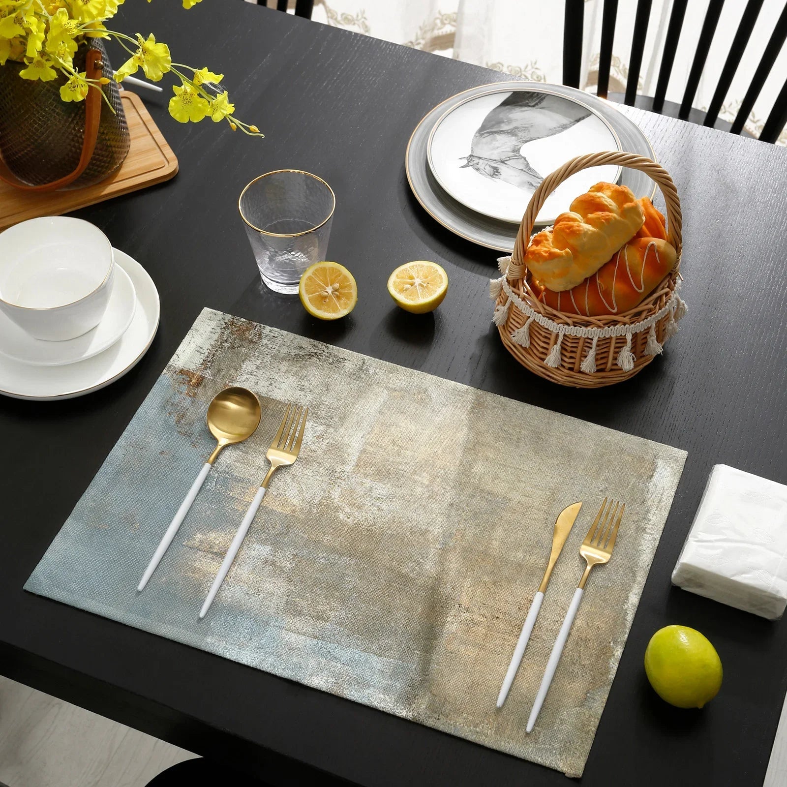 Artistic Placemats for Dining Table – Unique Fabric Designs for Every Occasion 3