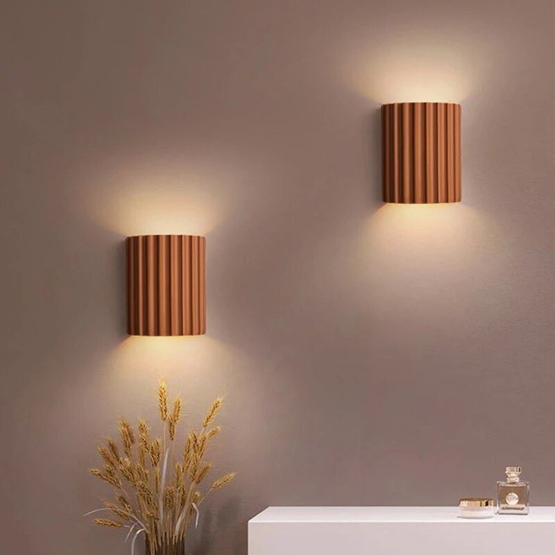 Artistic Resin Wall Sconce Lighting – Modern LED Wall Lamp for Home 6