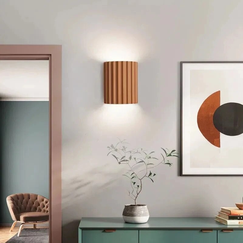 Artistic Resin Wall Sconce Lighting – Modern LED Wall Lamp for Home 7