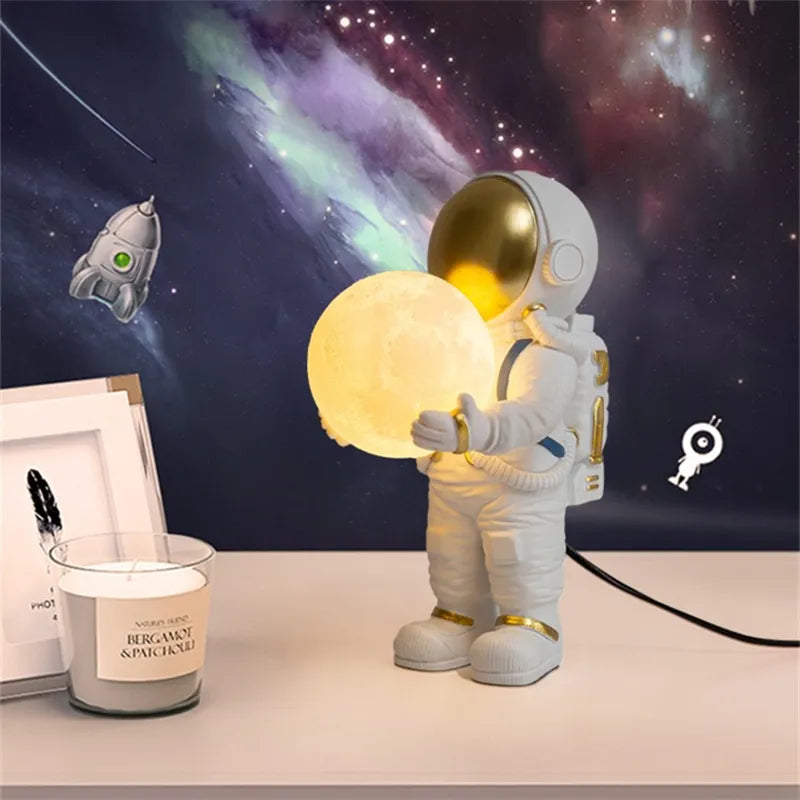 Astronaut LED Table Lamp – Fun and Whimsical Lighting for Space Enthusiasts-Lamps-Unique Casa-Unique Casa