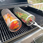 Barbecue Grill Can - Stainless Steel Wire Mesh for Easy Grilling & Smoking