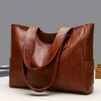 Vintage Leather Shoulder Handbag – Timeless Style with Durable Craftsmanship-Shoulder Bags-Unique Casa-Brown-Unique Casa
