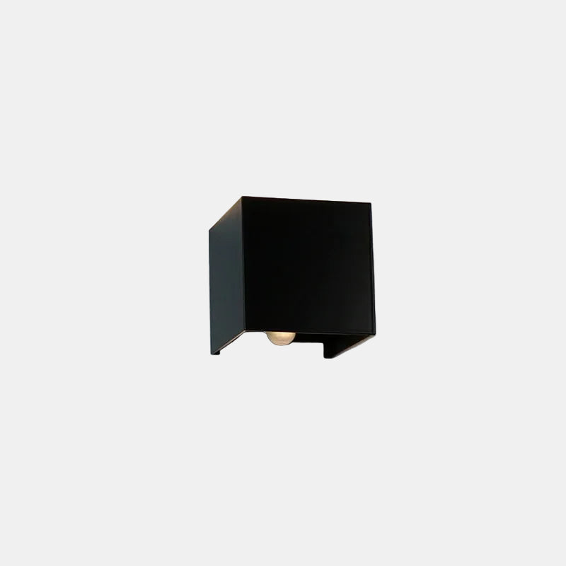 Black Outdoor Wall Lamp with Motion Sensor – Waterproof LED Light for Security 0