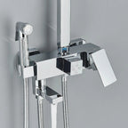 Brass Shower Faucet Set with Rainfall Function – Elegant Shower Mixer Taps 4