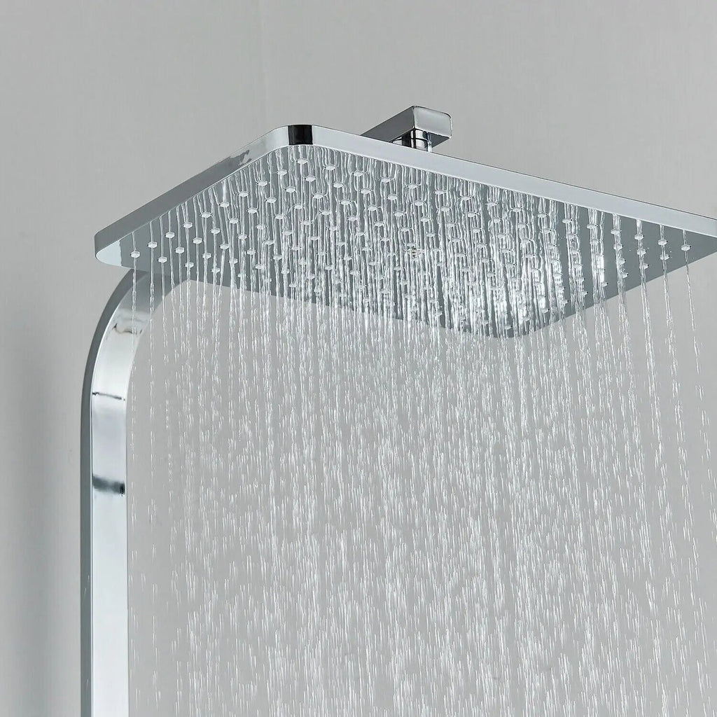 Brass Shower Faucet Set with Rainfall Function – Elegant Shower Mixer Taps 5