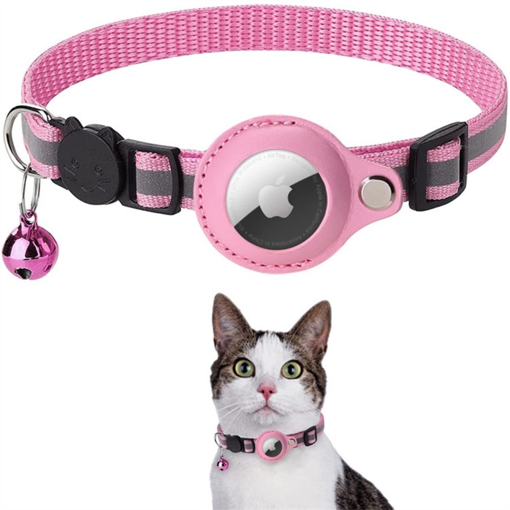 Cat GPS Tracker Collar – Safety, Visibility & Peace of Mind in One Smart Design-GPS Collars-Unique Casa-Pink-Without GPS tracker-Unique Casa