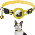 Cat GPS Tracker Collar – Safety, Visibility & Peace of Mind in One Smart Design-GPS Collars-Unique Casa-Yellow-Without GPS tracker-Unique Casa