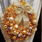 Christmas Wreath with Ornaments and Sparkling Bow – Festive Door Decor 2