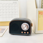 Classic Retro Bluetooth Speaker - Stylish Wireless Sound System with Vintage Radio Design