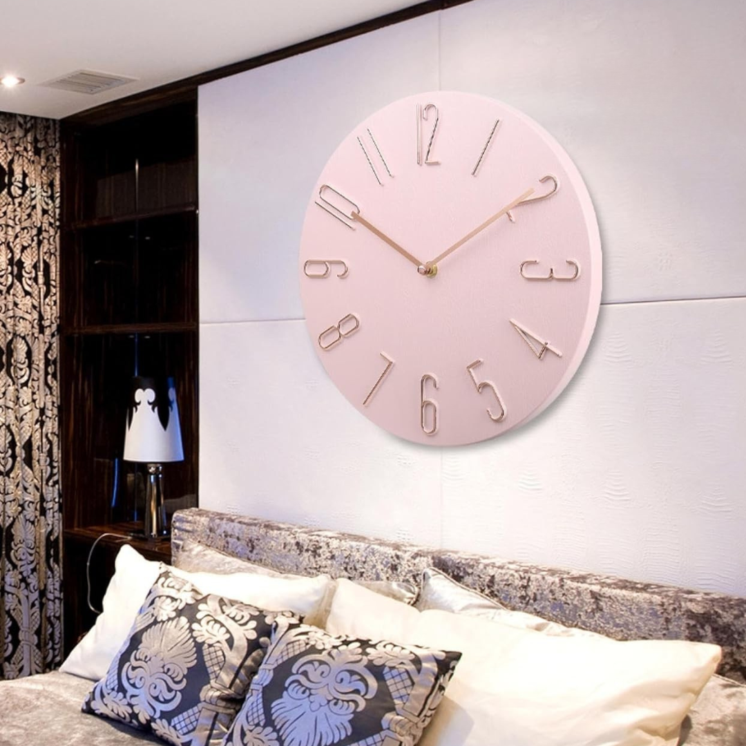 Colorful Modern Wall Clock – Silent Quartz Timepiece for Home Decor 1