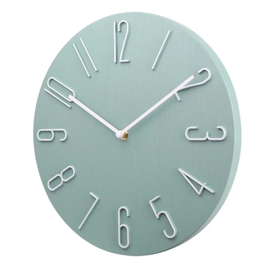Colorful Modern Wall Clock – Silent Quartz Timepiece for Home Decor 3