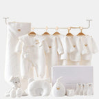 Newborn Baby Luxury Set Soft Comfortable Essentials For Precious Infants-Baby & Children-Unique Casa-White-0-3M-Unique Casa