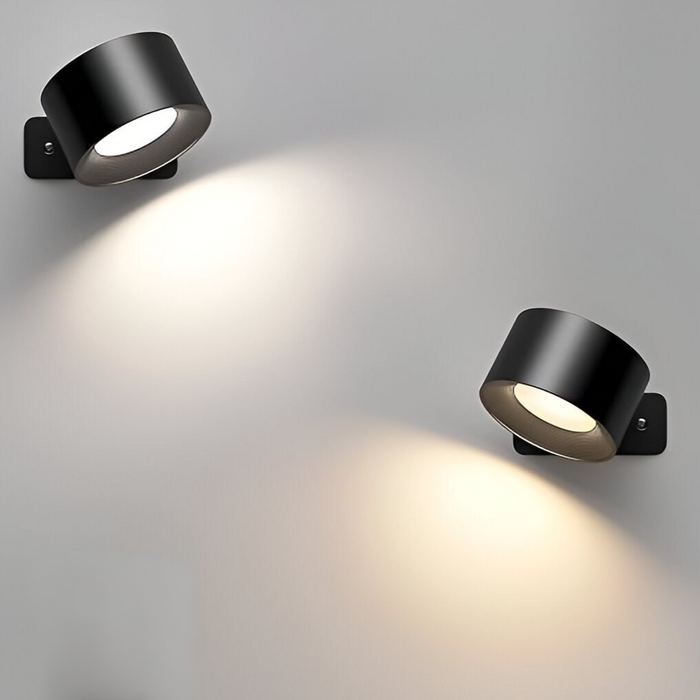 Cordless Dimmable Wall Lamp – 360° Rotatable Battery Operated Wall Sconce 4