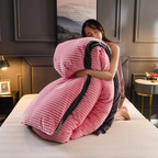 Cozy Velvet Fleece Blanket Cover – Warm Coral Fleece for Bed and Sofa 5