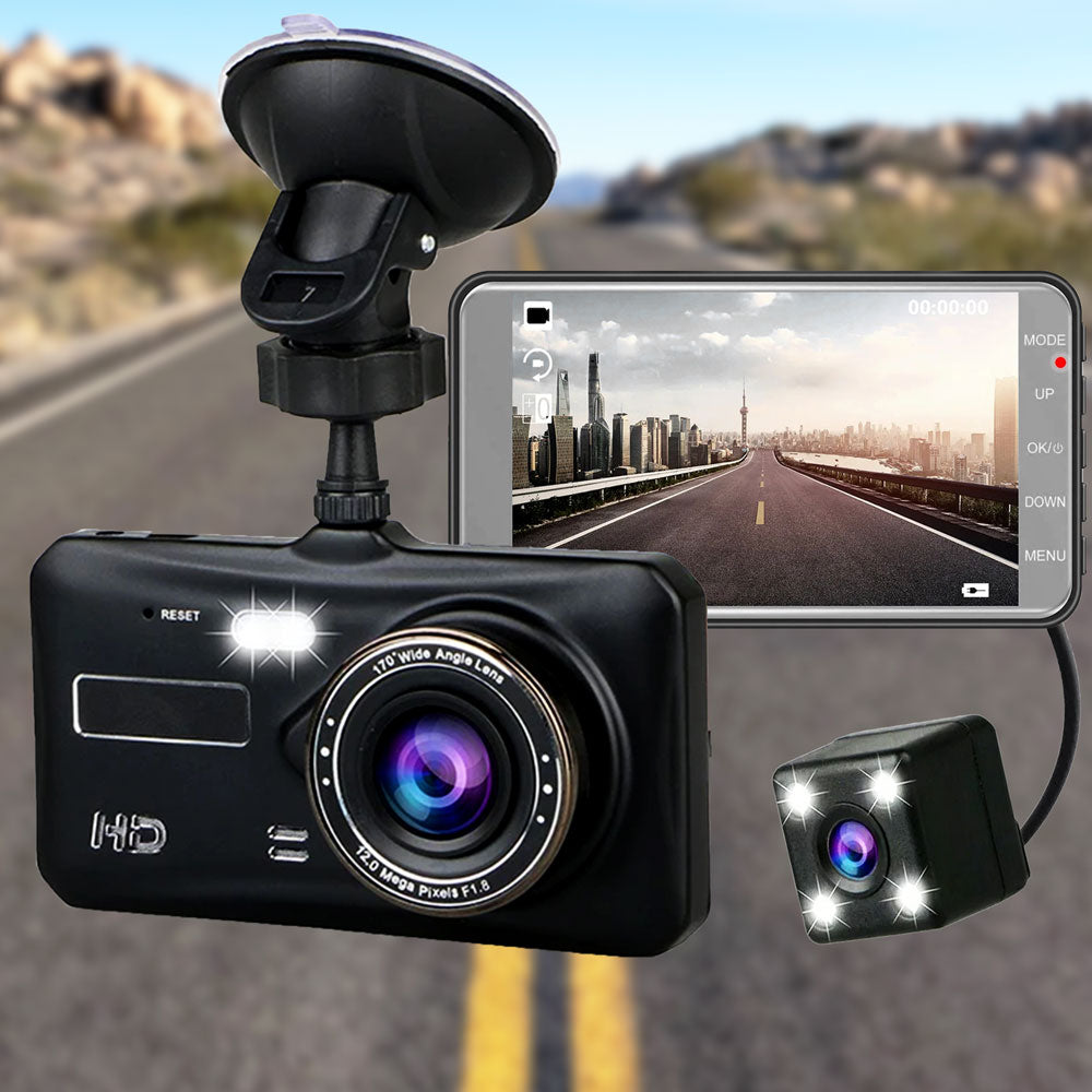 Dual Dash Cam for Car – Night Vision Car Camera for Safe Driving