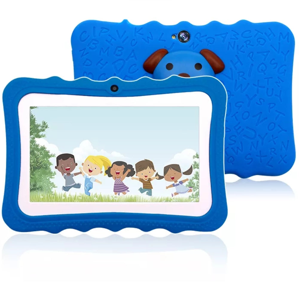 Durable Kid's Tablet - 7-Inch Child-Friendly Tablet with Protective Housing