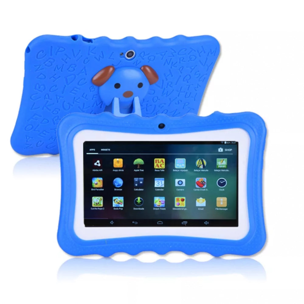Durable Kid's Tablet - 7-Inch Child-Friendly Tablet with Protective Housing