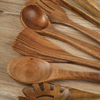 Eco-Friendly 7-Piece Wooden Kitchen Utensil Set – Stylish Cooking Tools 3