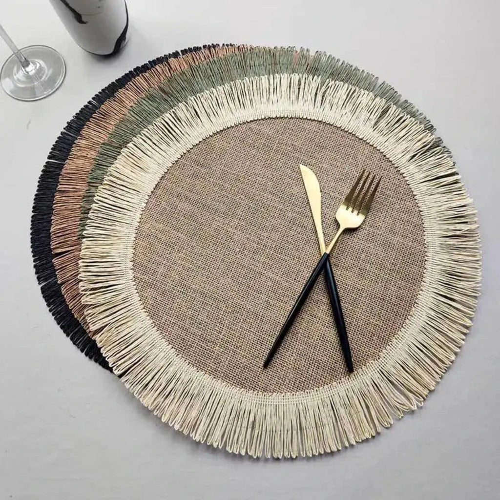 Eco-Friendly Round Placemat – Durable Heat-Resistant Table Protector 2