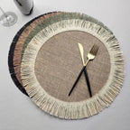 Eco-Friendly Round Placemat – Durable Heat-Resistant Table Protector 2