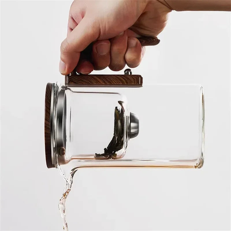 Elegant Glass Teapot with Infuser – Ideal for Loose Leaf Tea Brewing 7