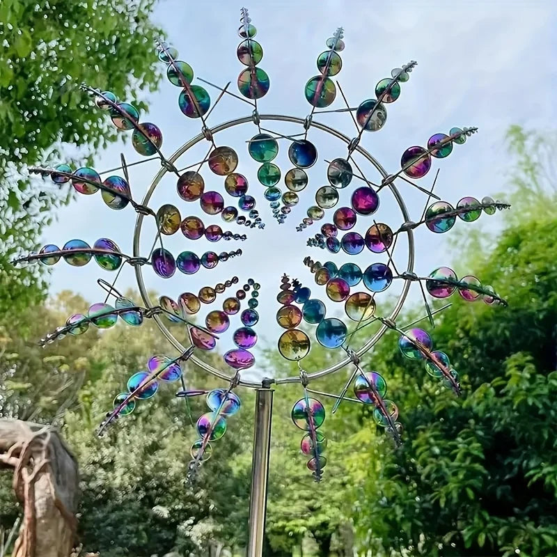 Enchanting Wind Spinner – Colorful Garden Decoration for Outdoor Spaces