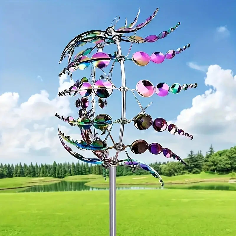 Enchanting Wind Spinner – Colorful Garden Decoration for Outdoor Spaces
