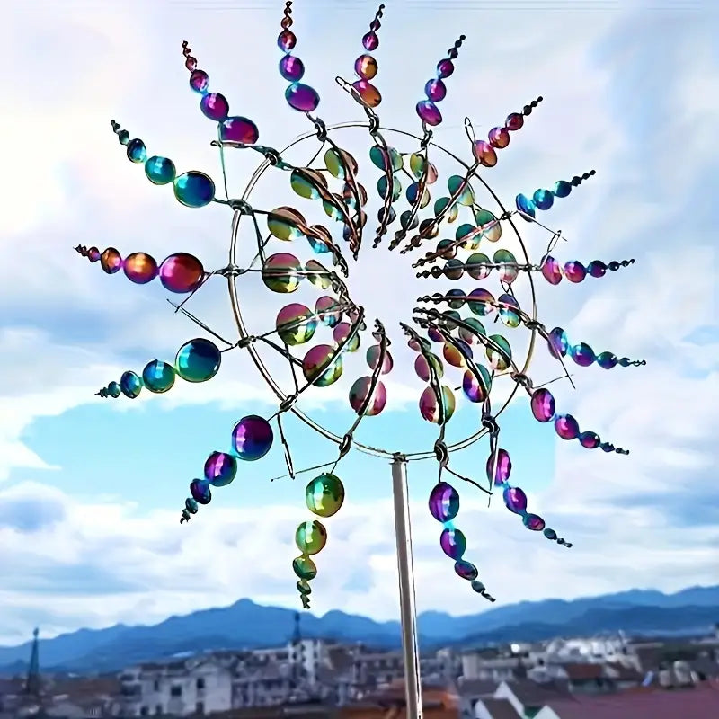 Enchanting Wind Spinner – Colorful Garden Decoration for Outdoor Spaces