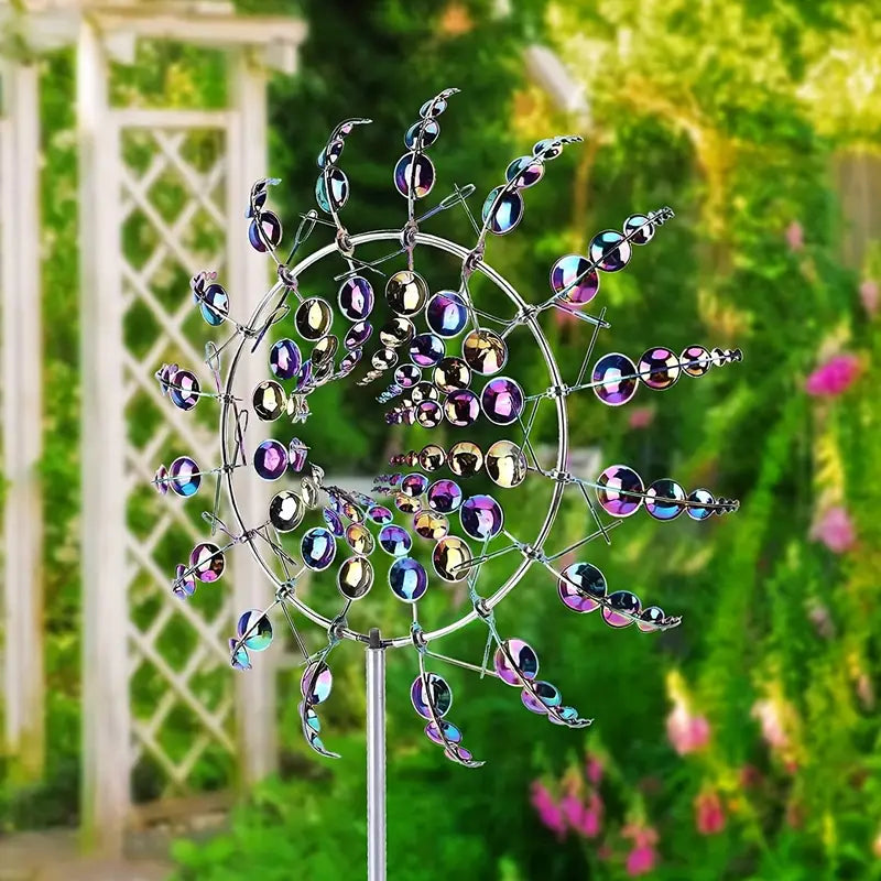 Enchanting Wind Spinner – Colorful Garden Decoration for Outdoor Spaces