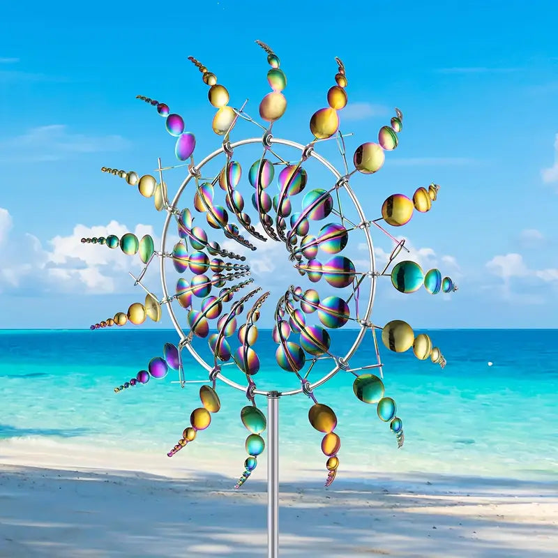 Enchanting Wind Spinner – Colorful Garden Decoration for Outdoor Spaces
