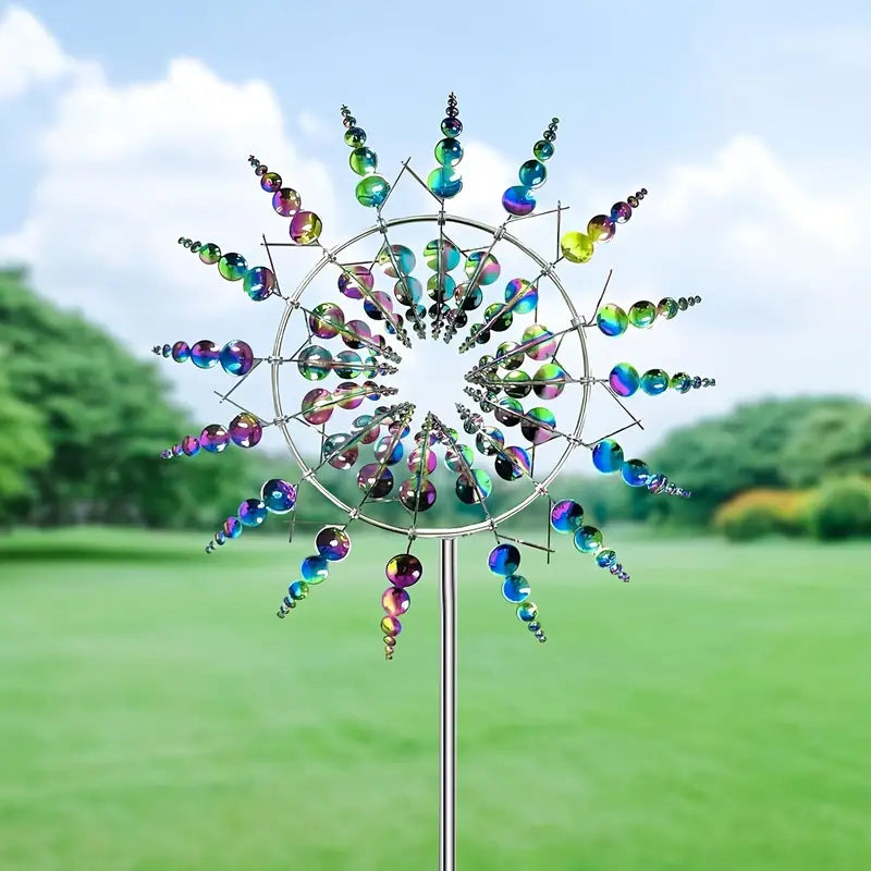 Enchanting Wind Spinner – Colorful Garden Decoration for Outdoor Spaces