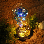 Eternal Luminous Rose Gift led Enchanted Glass Dome Flower Light-Unique Casa-Unique Casa