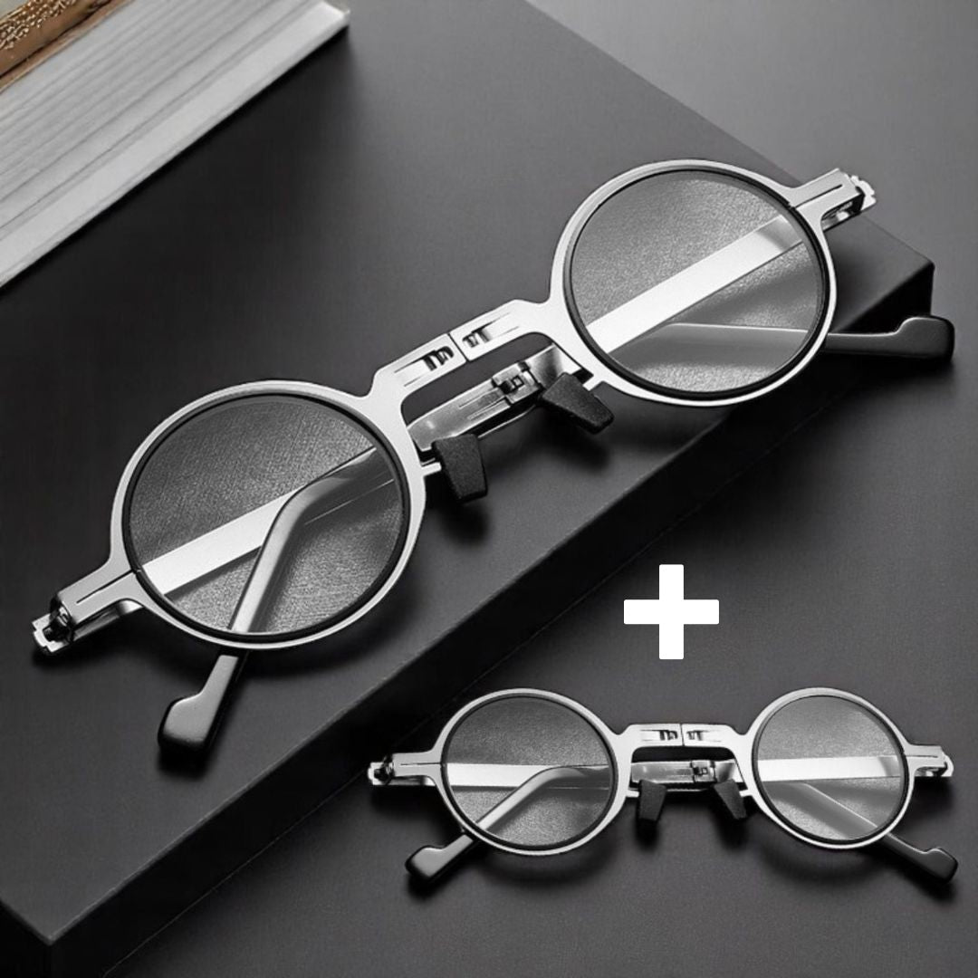 Foldable Reading Glasses - Blue Light Filter & Lightweight Titanium Frame for Eye Protection-Eye Glasses-Unique Casa-Unique Casa