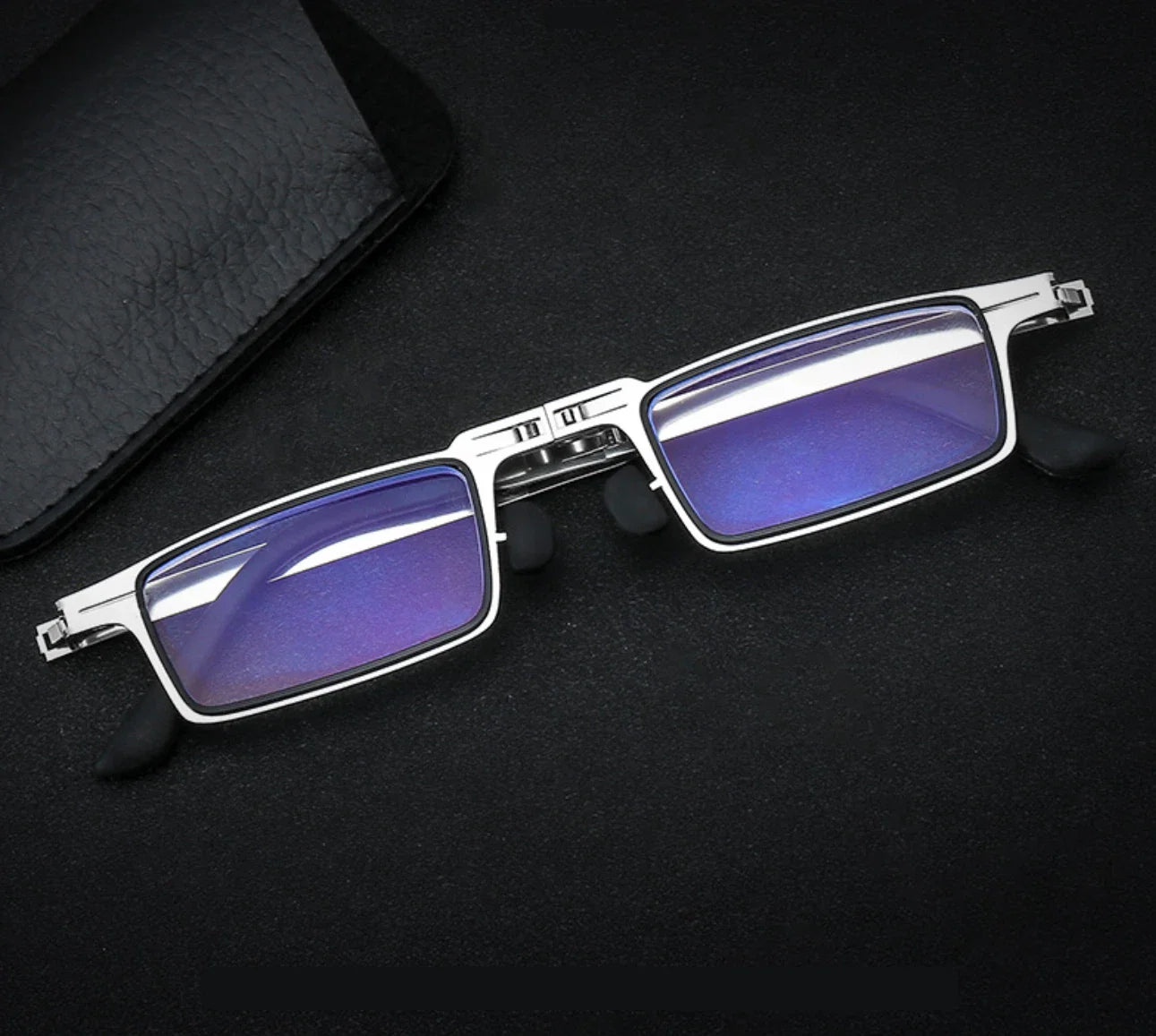 Foldable Reading Glasses - Blue Light Filter & Lightweight Titanium Frame for Eye Protection-Eye Glasses-Unique Casa-Unique Casa