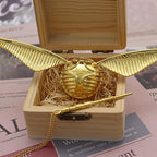 Golden Wing Orb Ring Box - Luxurious Moving Design for Elegant Jewelry Storage-Jewelry Storage-Unique Casa-Unique Casa