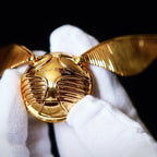 Golden Wing Orb Ring Box - Luxurious Moving Design for Elegant Jewelry Storage-Jewelry Storage-Unique Casa-Unique Casa
