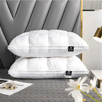 Goose Down Pillow for Side Sleepers – Best Neck Support for Pain Relief 0
