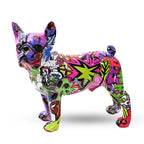 Bulldog Statue Decoration – Playful Art for Your Home-Sculptures-Unique Casa-Abstract-Small: 7.9 inch long - 7.3 inch tall-Unique Casa