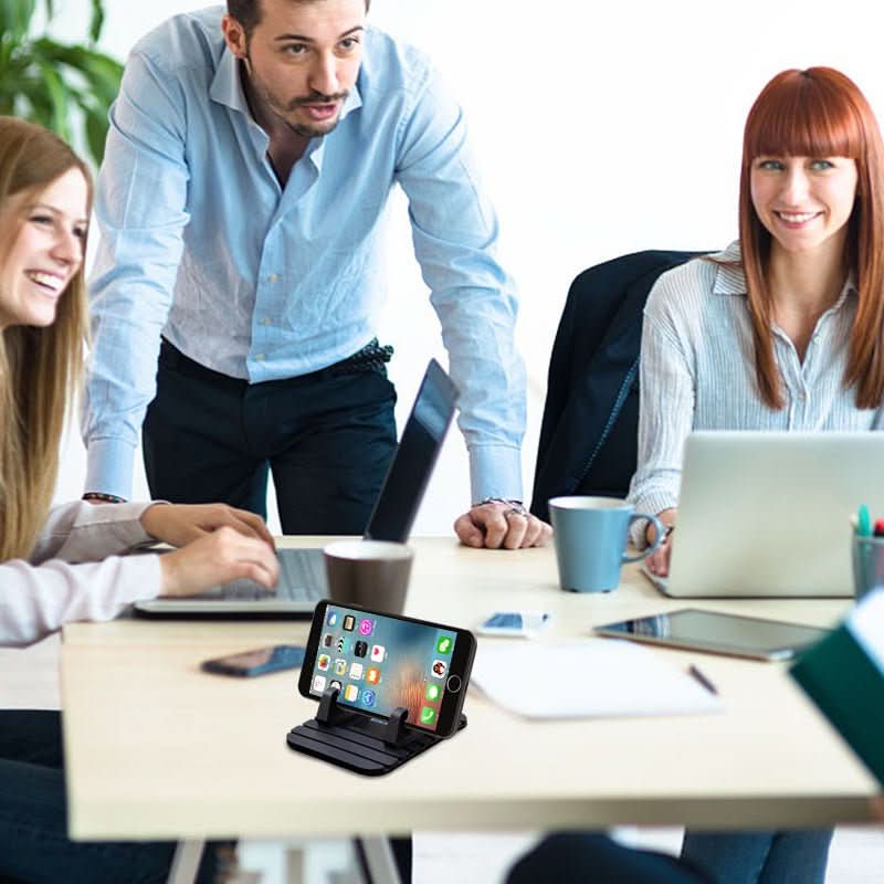 Universal Car Phone Holder – Flexible Non-Slip Dashboard Mount