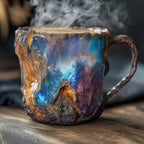 Handcrafted Crystal Mug – Insulated Mineral Design for Coffee & Tea 1