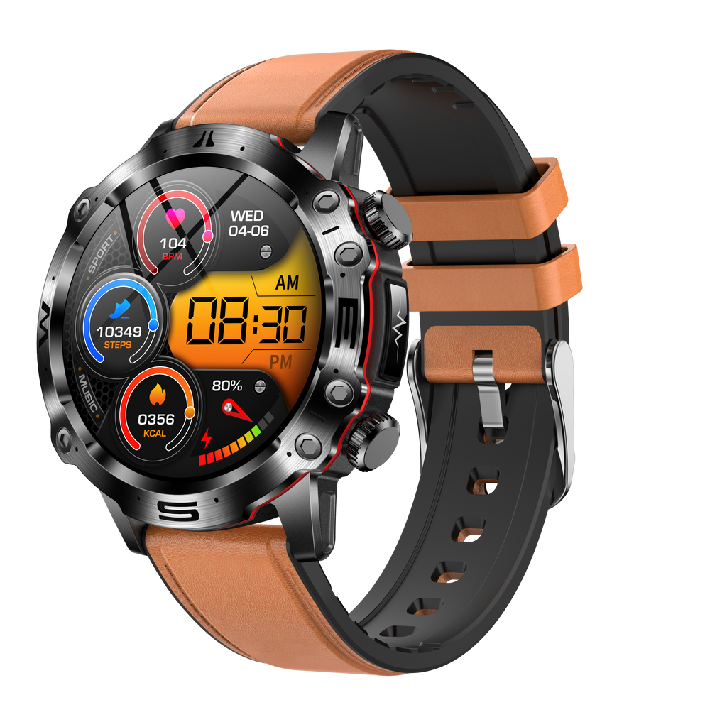 Health & Fitness Smartwatch - ECG/EKG, Blood Sugar, Heart Rate & Activity Tracking