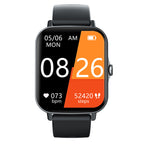 Health Smartwatch - Blood Sugar, Blood Pressure & Heart Rate Monitor with Sleep Tracking