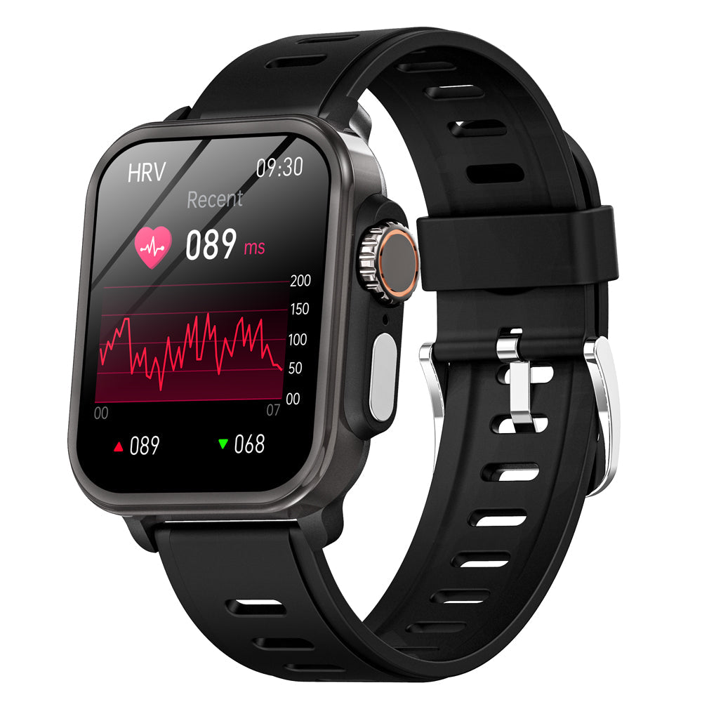Health Smartwatch - Blood Sugar, Blood Pressure & Heart Rate Monitor with Sleep Tracking