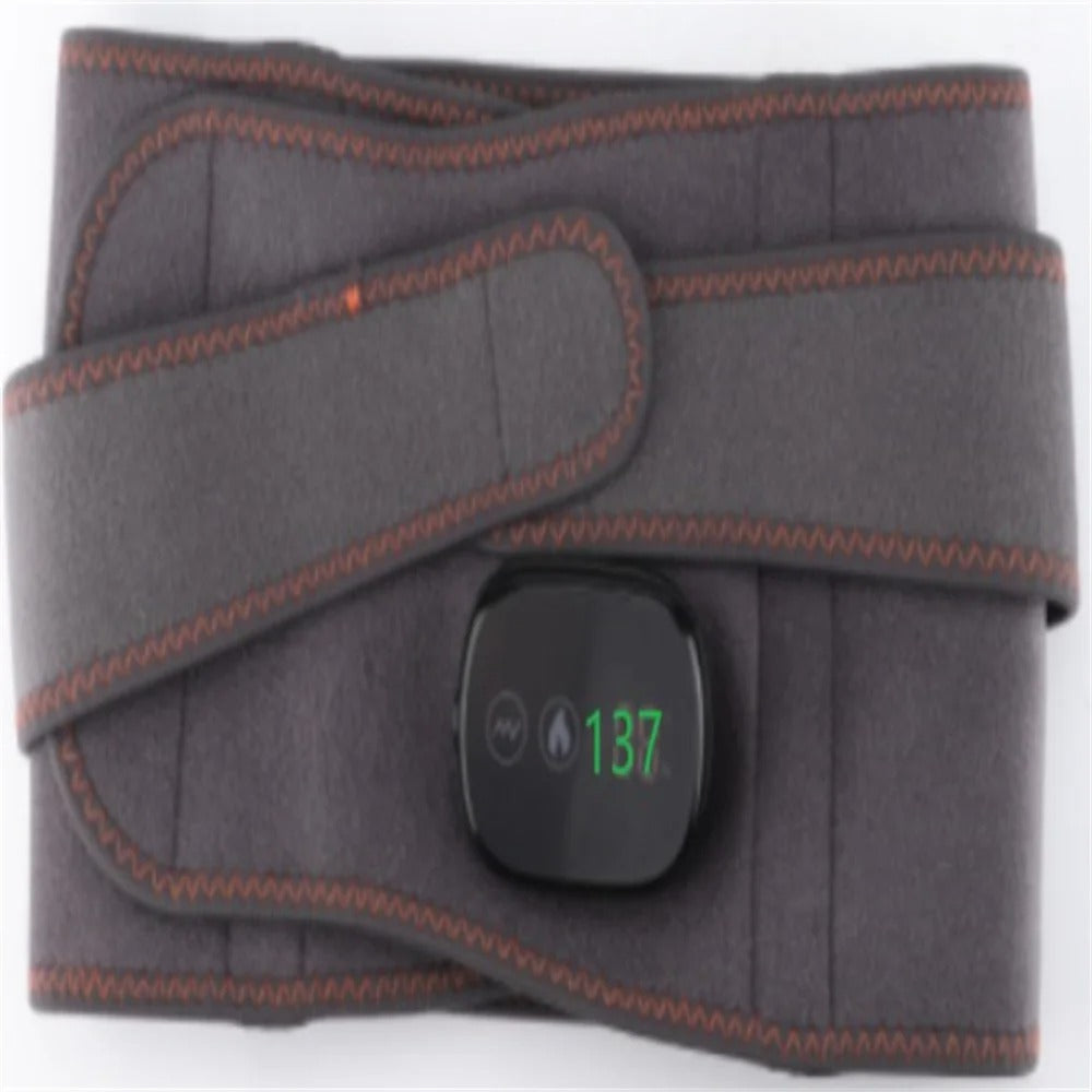 Heated Lumbar Support Belt - Adjustable Heat Therapy for Back Pain Relief & Comfort