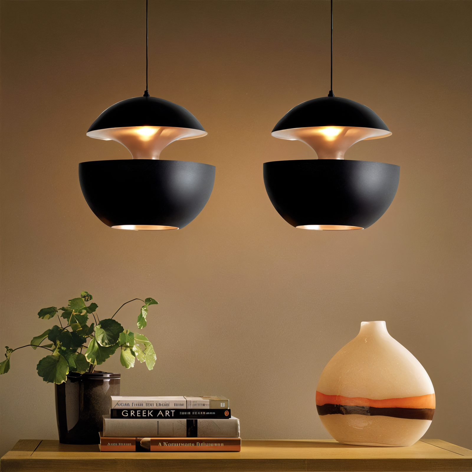 Modern Artistic Apple Pendant Lamp for Living Room and Bedroom