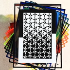 Neon Acrylic Photo Frame – Retro Style Fluorescent Picture Frame for Home Decor