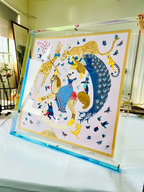 Neon Acrylic Photo Frame – Retro Style Fluorescent Picture Frame for Home Decor