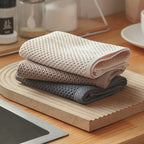Honeycomb Towels Set - Stylish, Functional & Soft 6-Pack for Bathroom & Kitchen