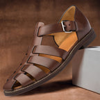 Men’s Premium Luxury Summer Sandals - Stylish & Comfortable Footwear For Warm Weather-Sandals-Unique Casa-Coffee-AU 5 [EU 38]-Unique Casa